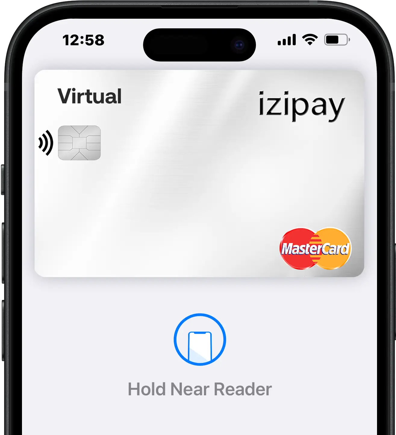 IZIPAY Virtual Crypto Card - Instant digital card for online payments with Bitcoin, Ethereum, USDT